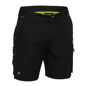 BISLEY UNI BW SRT FLX & MOVE ZIP CARGO SHORTS - BSHC1335