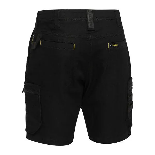 BISLEY UNI BW SRT FLX & MOVE ZIP CARGO SHORTS - BSHC1335