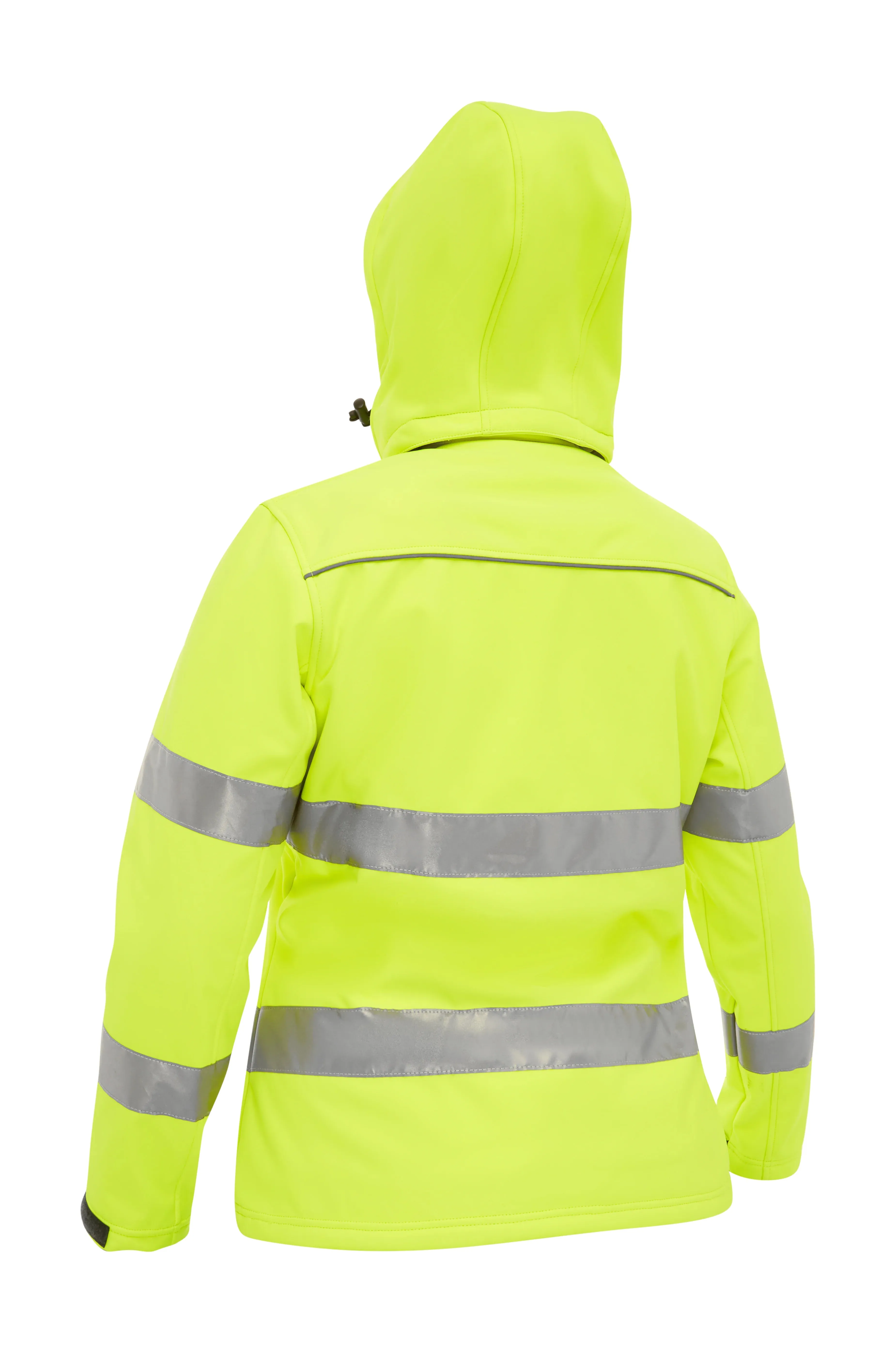Bisley WOMENS TAPED HI VIS SOFTSHELL JACKET