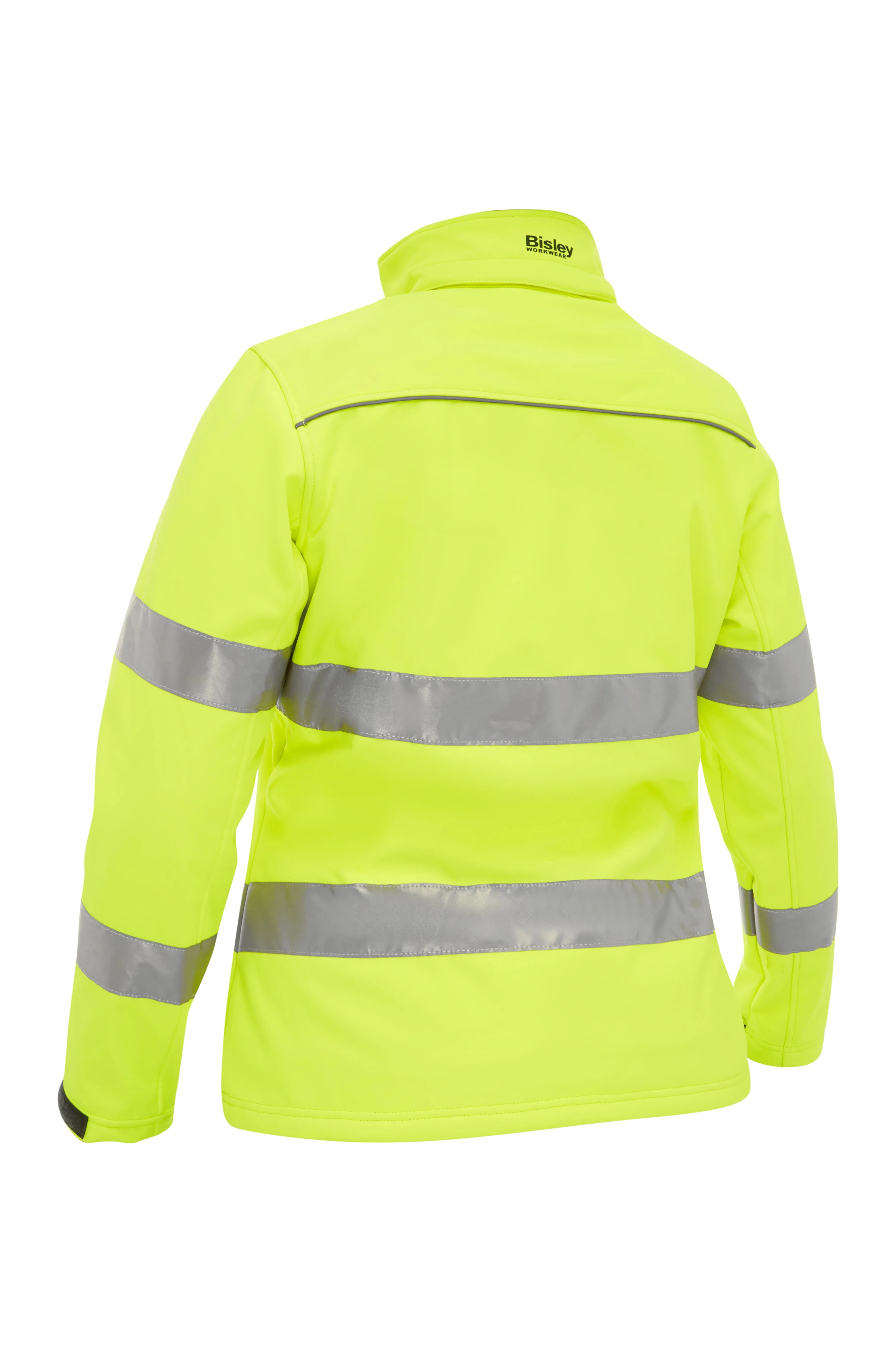 Bisley WOMENS TAPED HI VIS SOFTSHELL JACKET