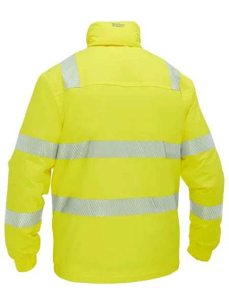 BJ6842T - Bisley - USB Taped Hi Vis Heated Jacket with Hood
