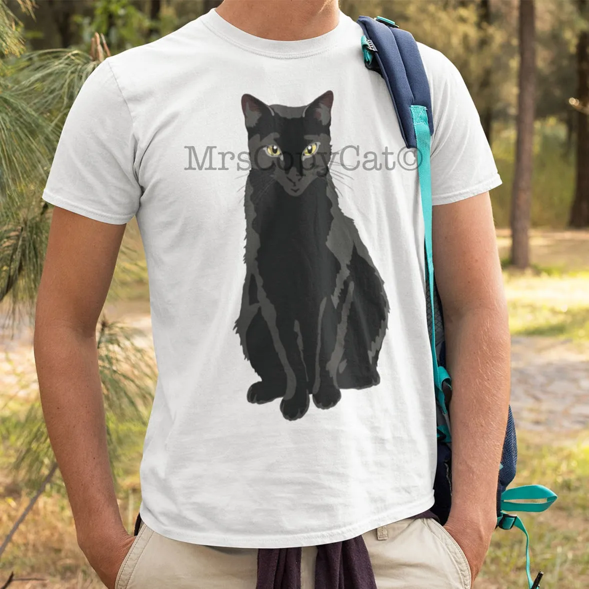 Black Cat T-Shirt MERCURY