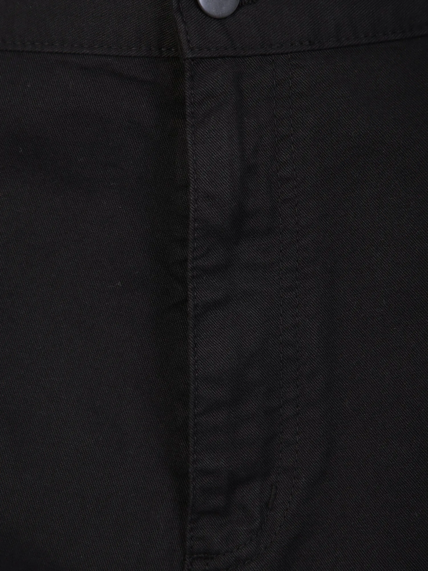 Black cotton shorts