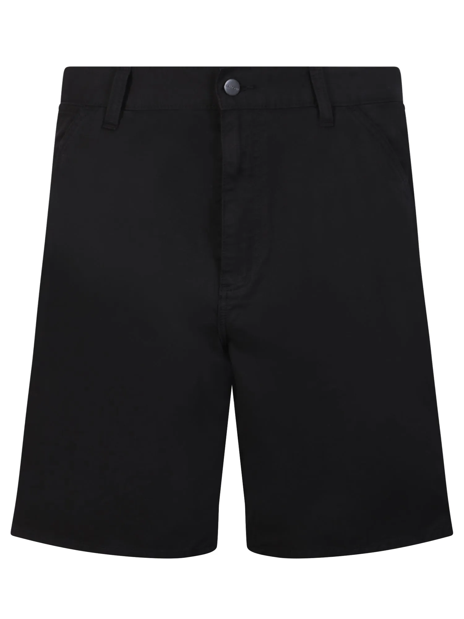 Black cotton shorts