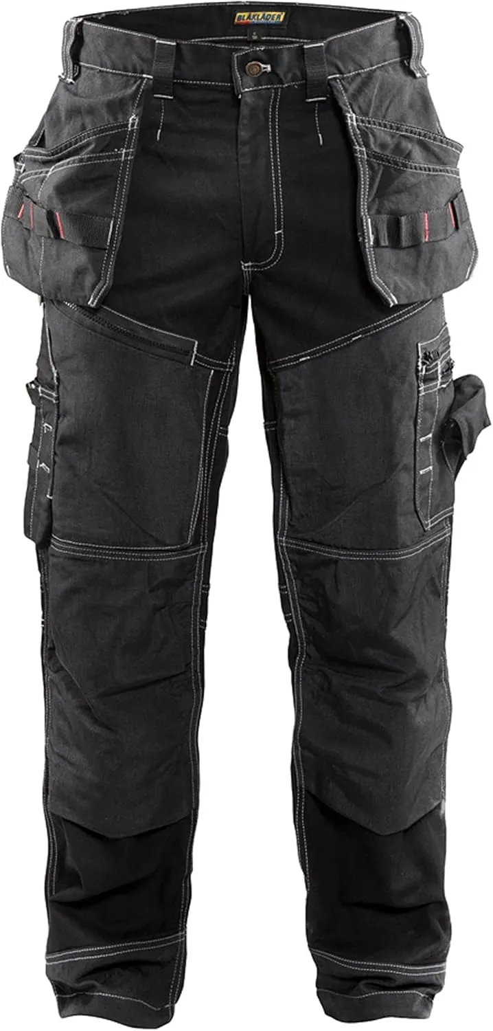 Blaklader Men's X1600 Cotton Durable Work Pants with Cordura Reinforced Pockets