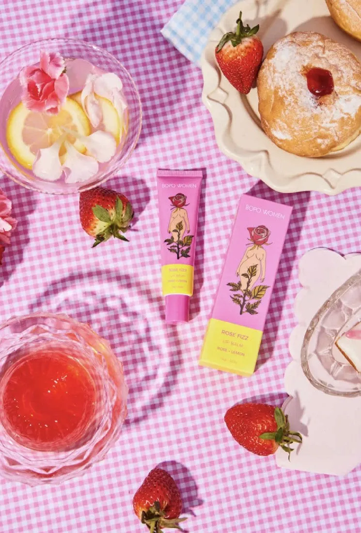 Bopo Women Lip Balm - Rose Fizz