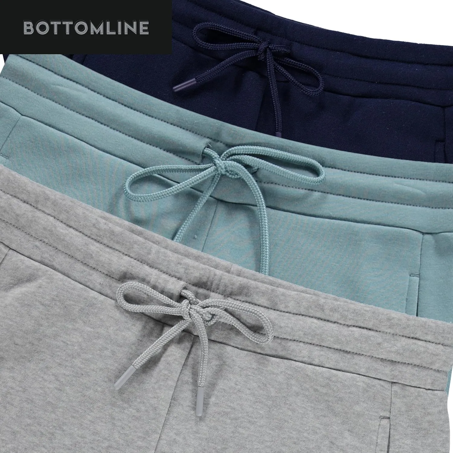 BottomLine 3 Pack Sweatpants Women, Comfortable Womens Sweatpants, Fleece Womens Joggers (Available in Plus)