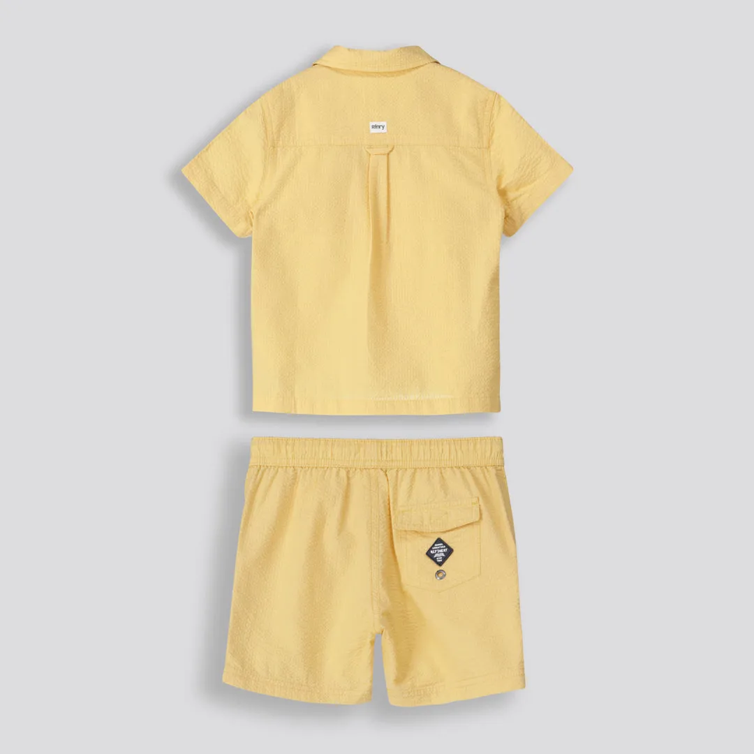 Boys Pool Shorts _ 153214 _ Yellow