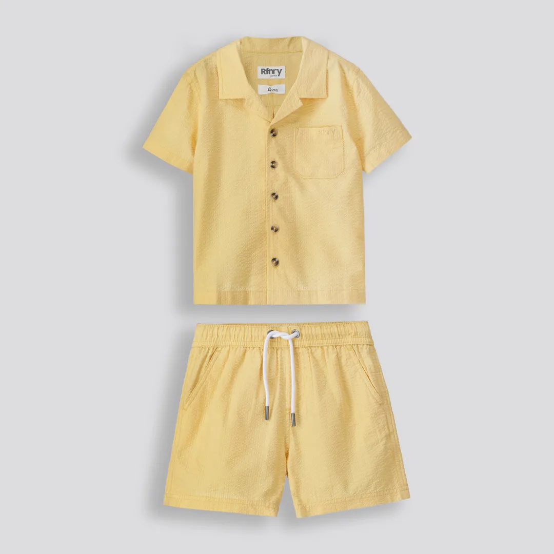 Boys Pool Shorts _ 153214 _ Yellow