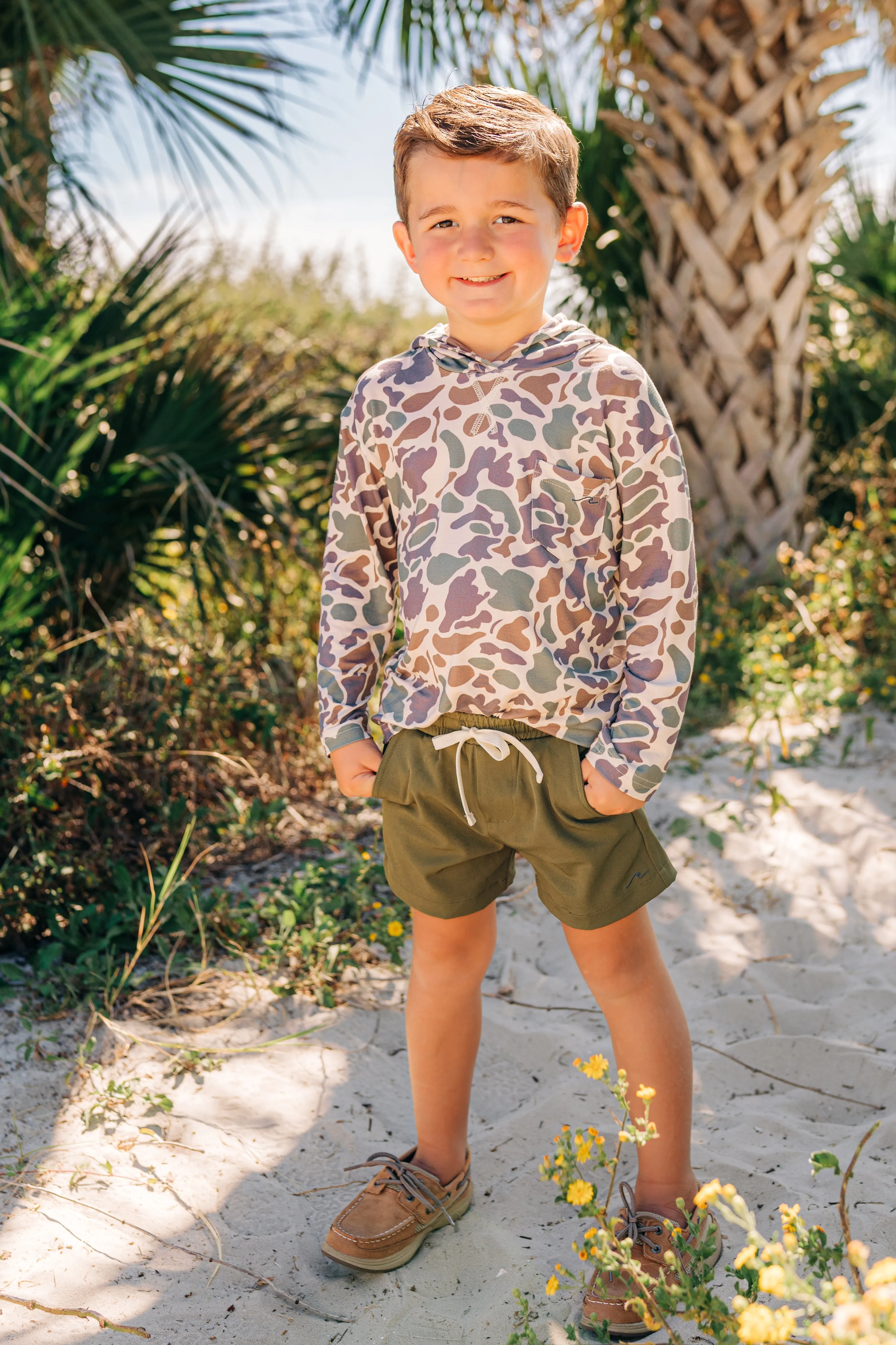 Boy's Versa Short Lite Army Green