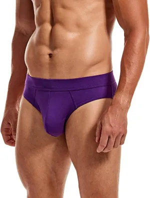 Briefs For Men Low Rise Stretch Cotton Fashion Solid Color Comfortable Sexy Briefs Underwear