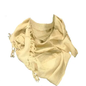 British Cotton Issue Shemagh Scarf. Used/Graded / New. Sand.