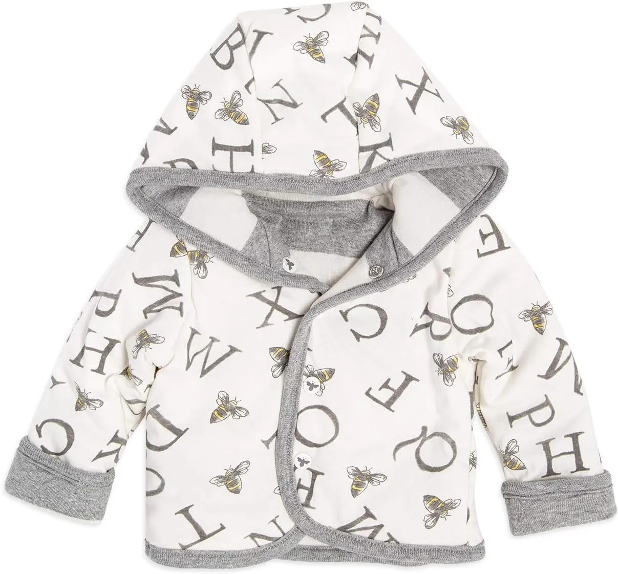 Burt's Bees Baby Unisex Baby Organic Cotton Button Up Jacket