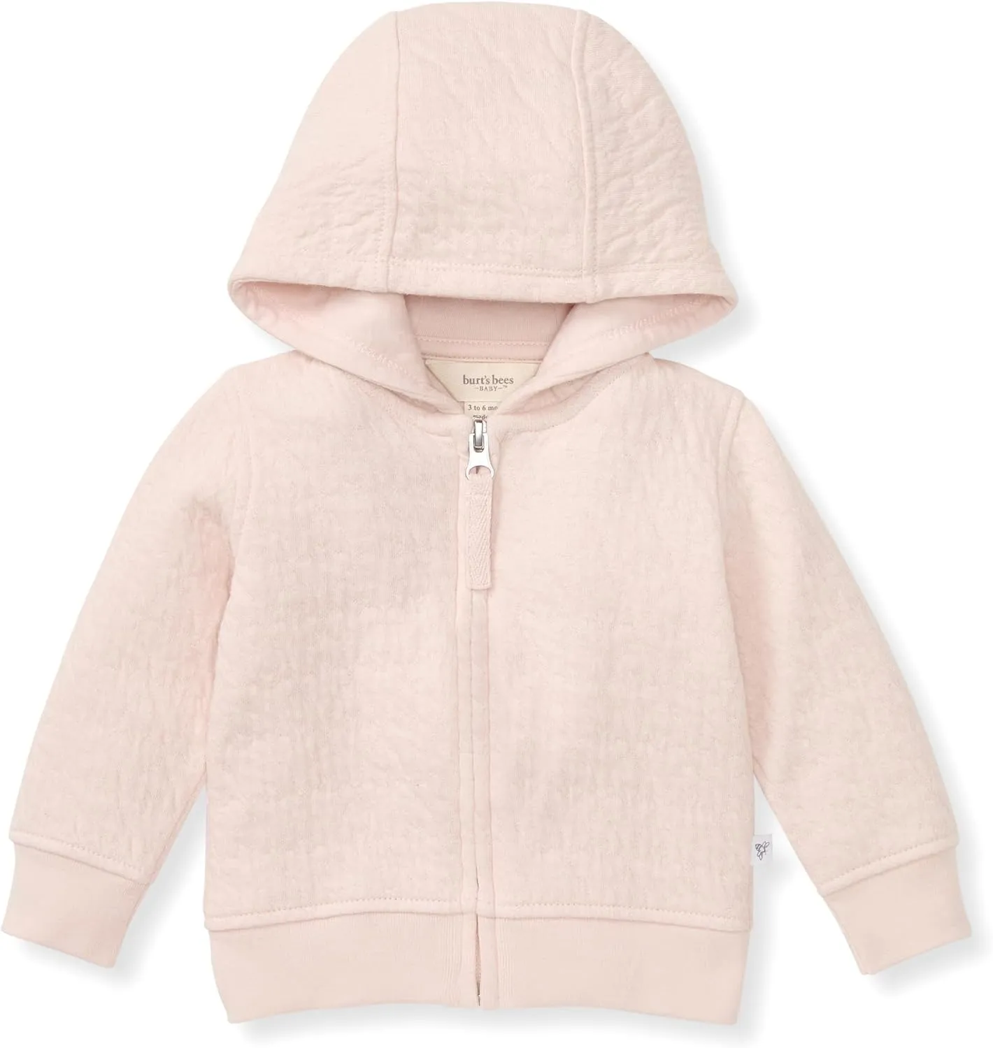 Burt's Bees Baby Unisex Baby Organic Cotton Zip-Up Hooded Jacket