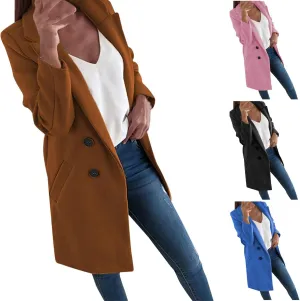 Business Casual Blazers & Tops - Women's Trench Coat Jackets