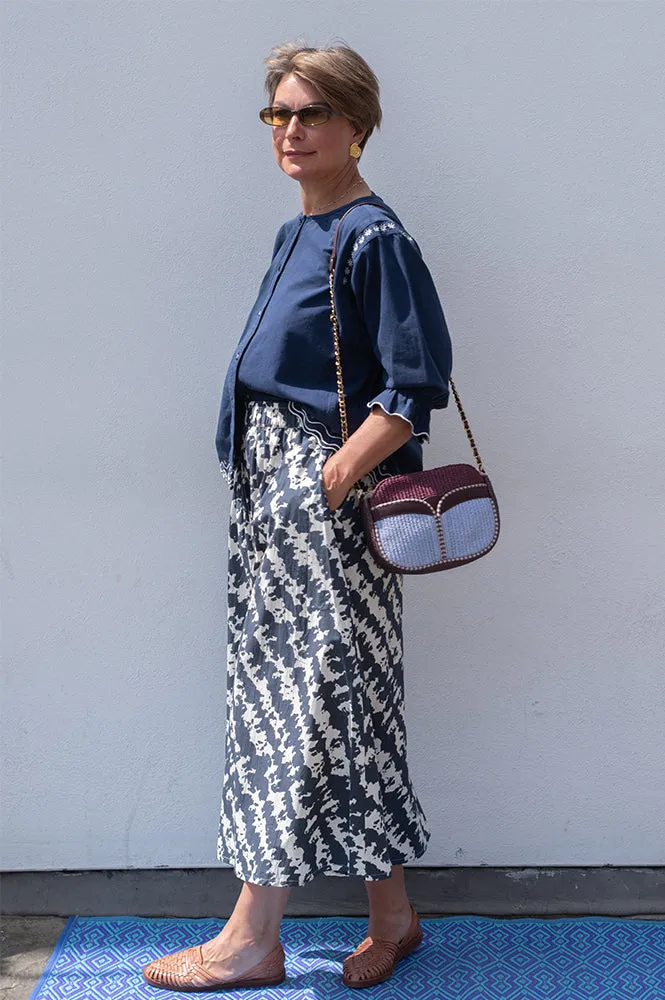 By-Bar Juta Shade Midi Skirt