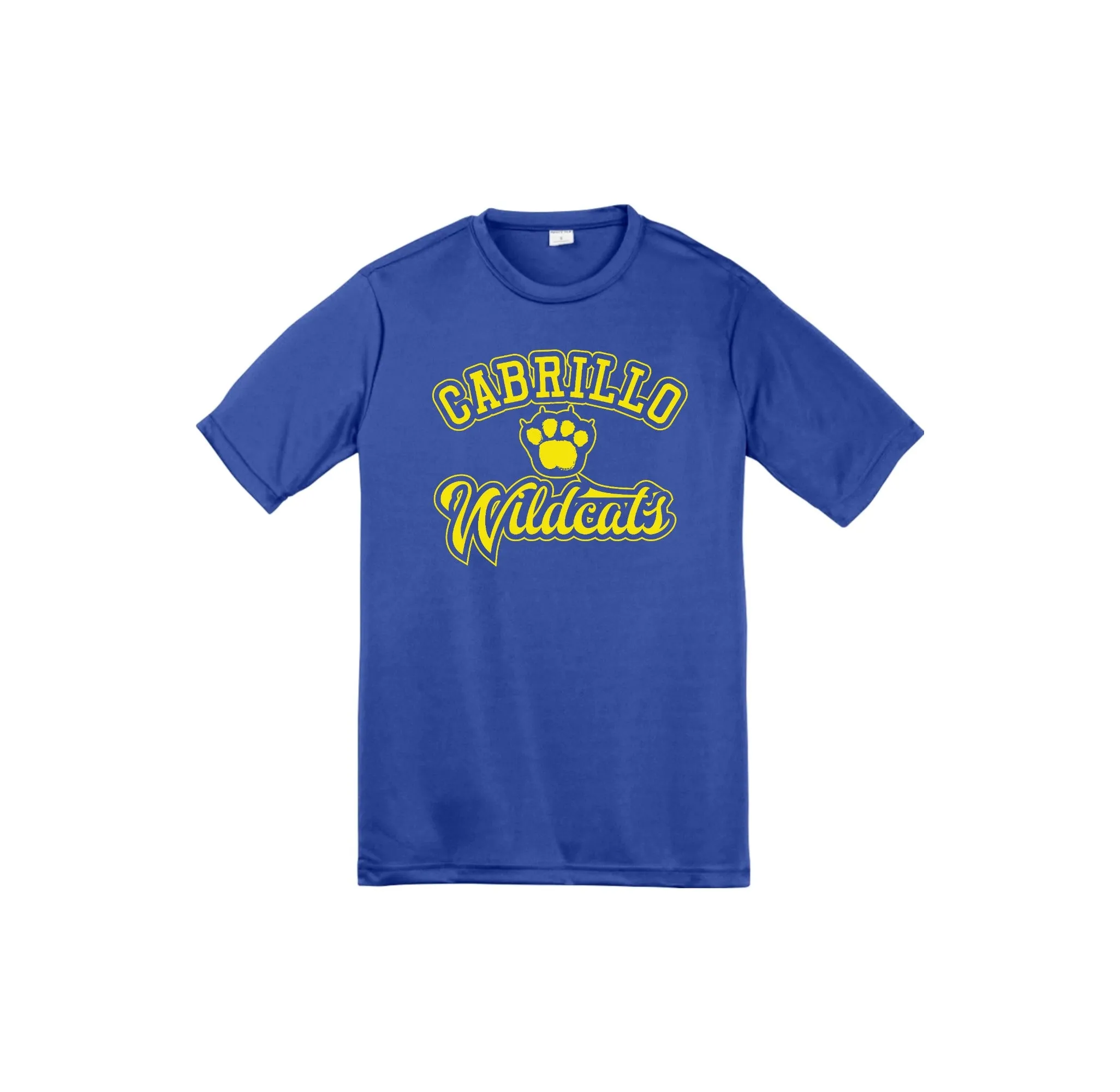 Cabrillo Elementary School Spirit Wear 2025 On-Demand-Youth Unisex Dri-Fit Shirt On-Demand Paw Middle Logo
