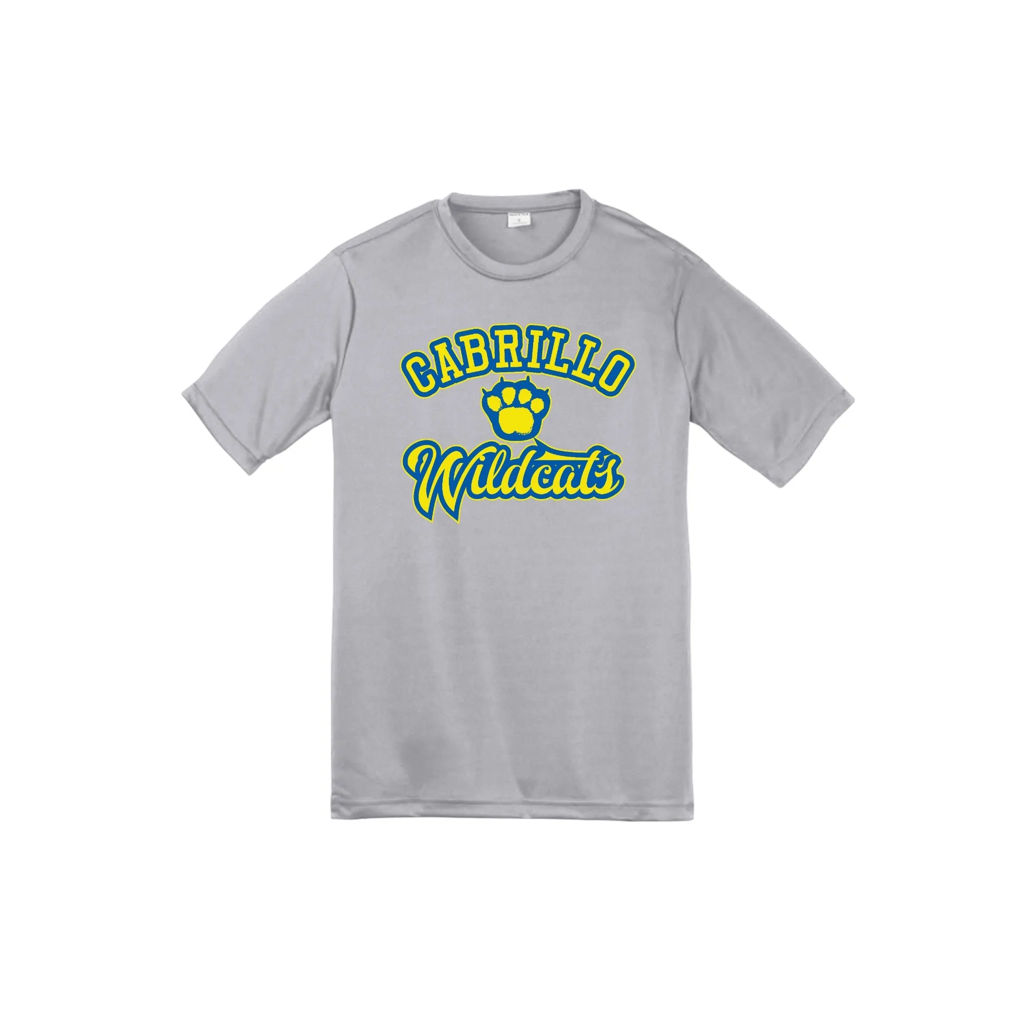 Cabrillo Elementary School Spirit Wear 2025 On-Demand-Youth Unisex Dri-Fit Shirt On-Demand Paw Middle Logo
