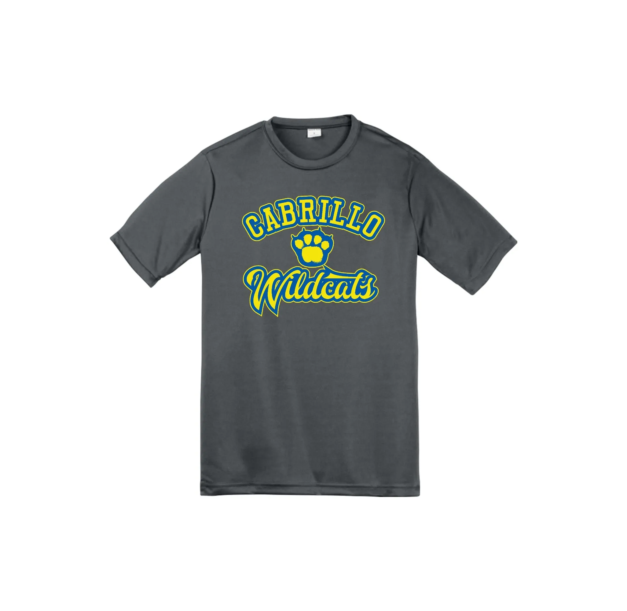Cabrillo Elementary School Spirit Wear 2025 On-Demand-Youth Unisex Dri-Fit Shirt On-Demand Paw Middle Logo