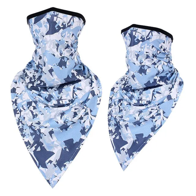Camouflage Paisley Neck Face Shield Tube Scarf Bandana Breathable Face Guard