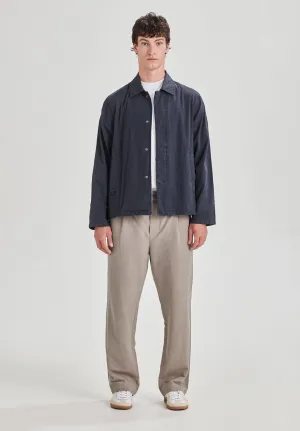 CANVAS SHIRT JACKET, VINTAGE MIDNIGHT