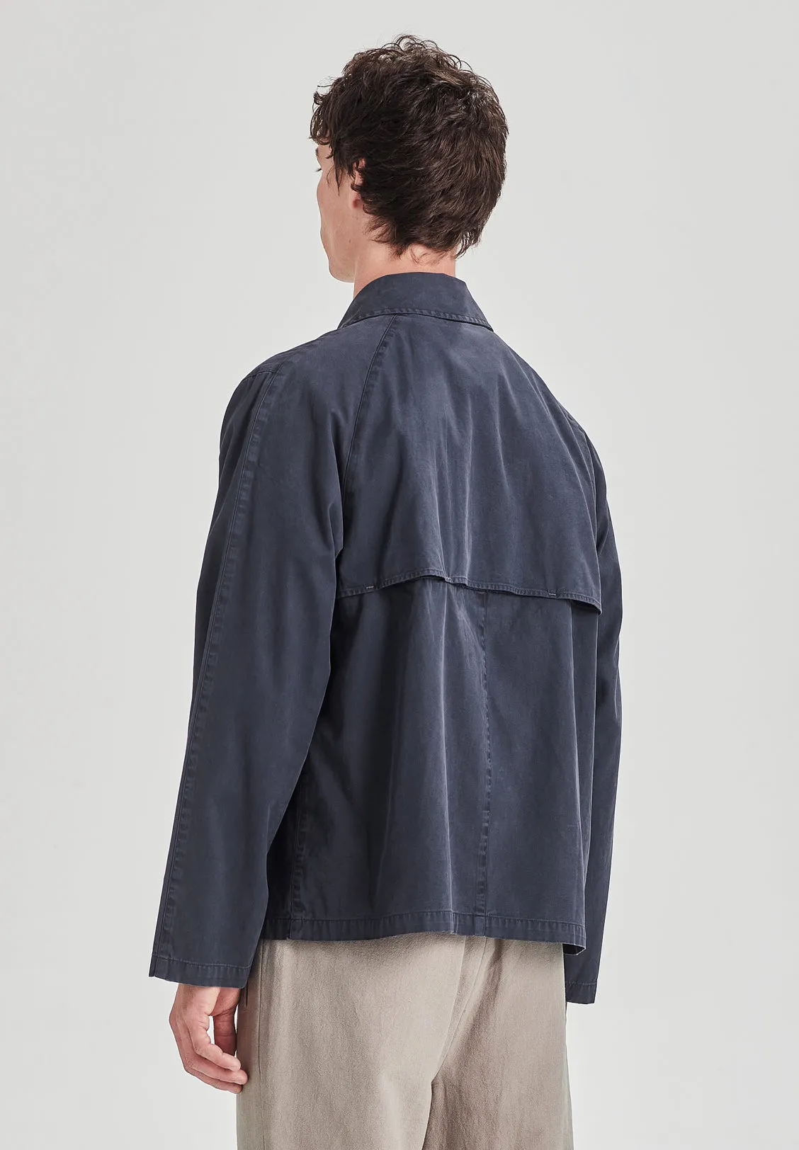 CANVAS SHIRT JACKET, VINTAGE MIDNIGHT