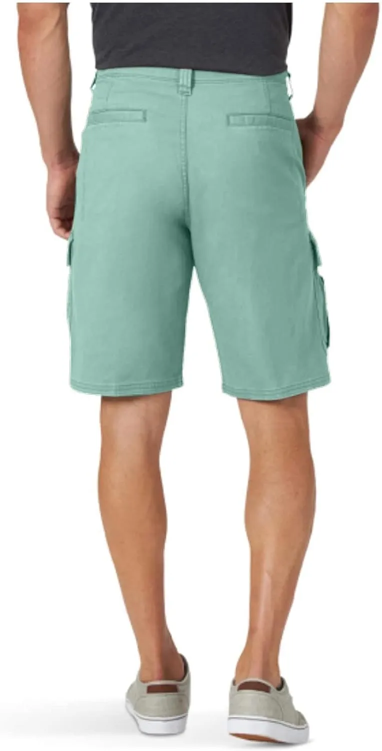Cargo Shorts for Men Mid Waisted Knee Length Slim Fit Shorts Stretchy Comfy Outdoor Hiking Exercise Streetwear Short Pants