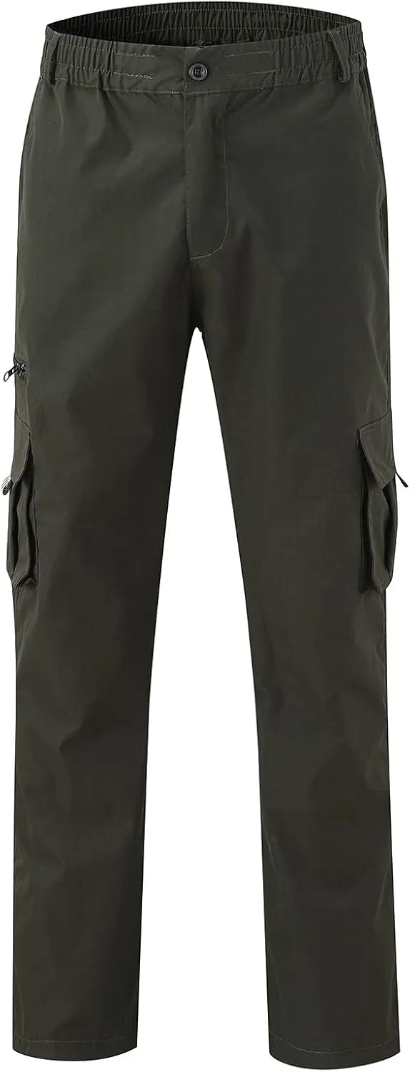 Cargo Sweatpants for Men Workout Pants Letter Print Fleece Casual Joggers with Pockets Mens Pants Classic Fit Pocket