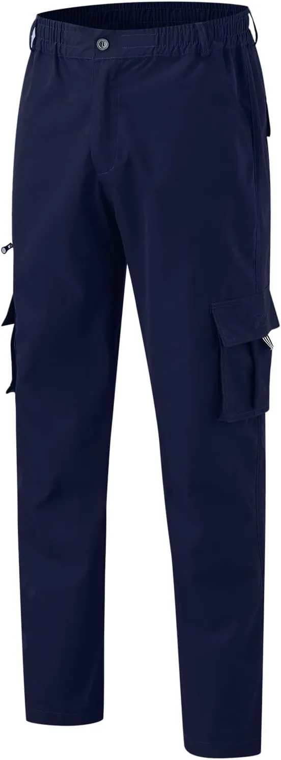 Cargo Sweatpants for Men Workout Pants Letter Print Fleece Casual Joggers with Pockets Mens Pants Classic Fit Pocket