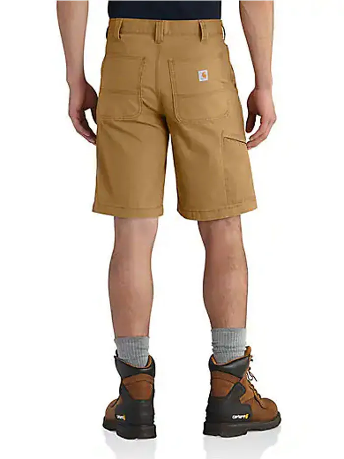 Carhartt 102514-217 Mens Rugged Flex Relaxed Fit Canvas Work Short Tarmac