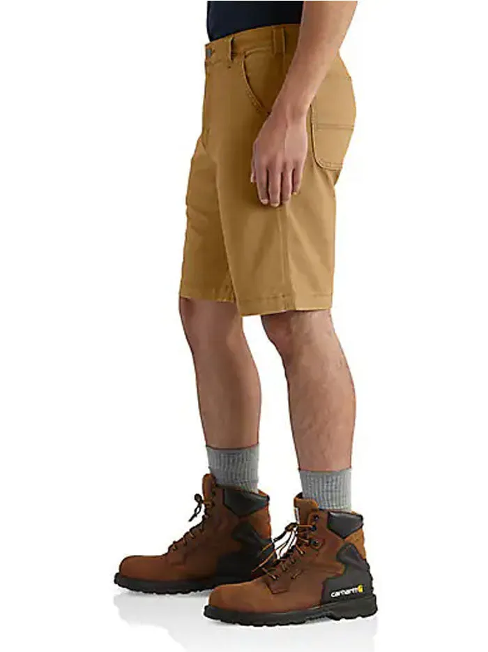 Carhartt 102514-217 Mens Rugged Flex Relaxed Fit Canvas Work Short Tarmac