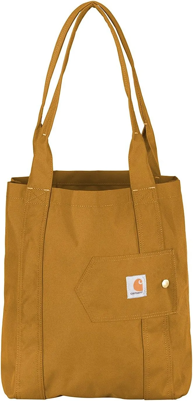 Carhartt Unisex Vertical Open Tote Durable Water-Resistant Tote Bag