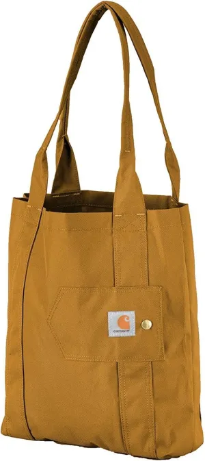 Carhartt Unisex Vertical Open Tote Durable Water-Resistant Tote Bag
