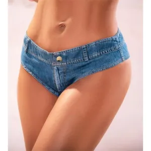 Chambray Micro Mini Shorts - 3 sizes
