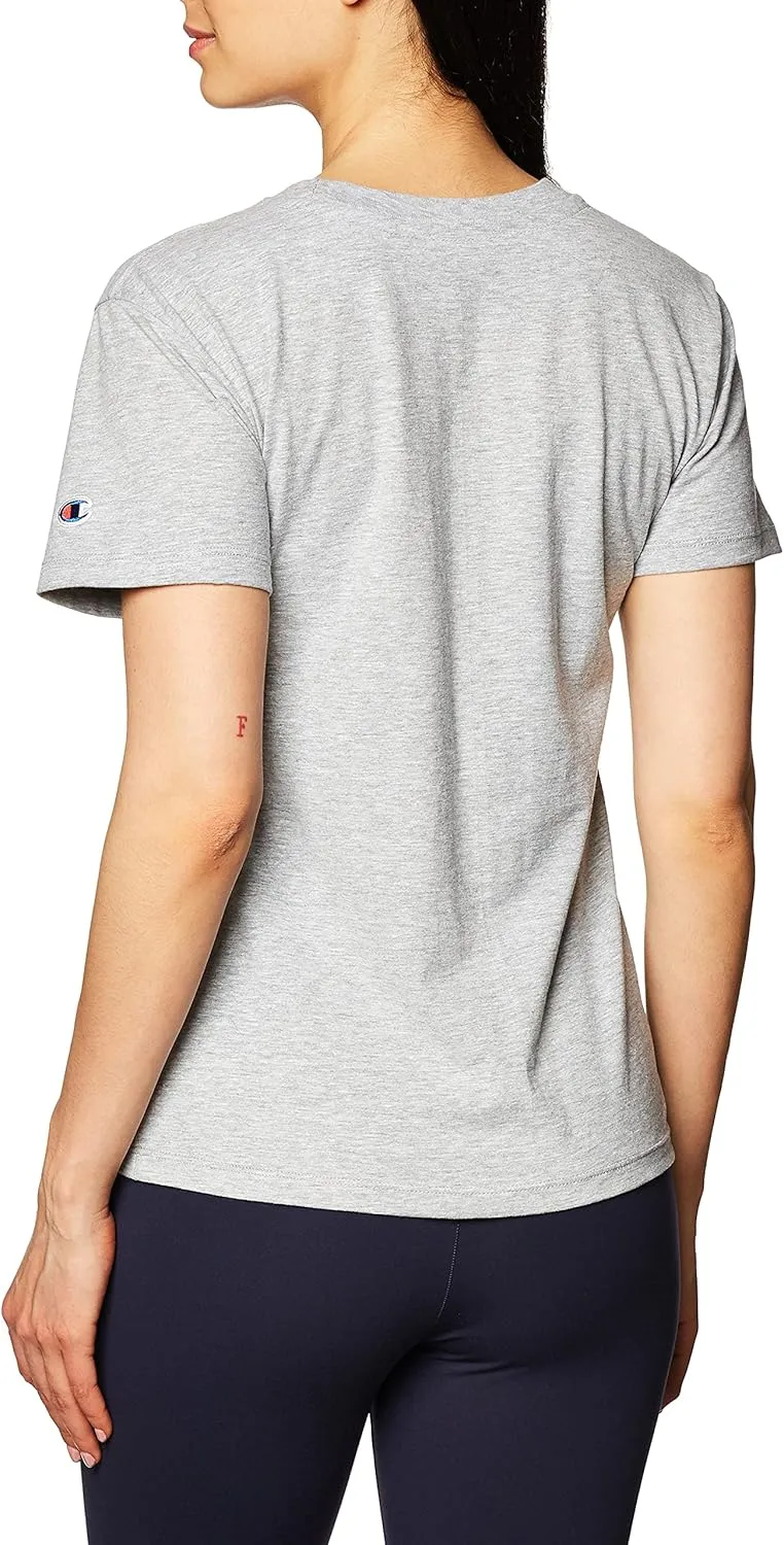 Champion Women's Tshirt, Classic Graphic Tshirt Lightweight and Comfortable Tee For Women (Plus Size Available)
