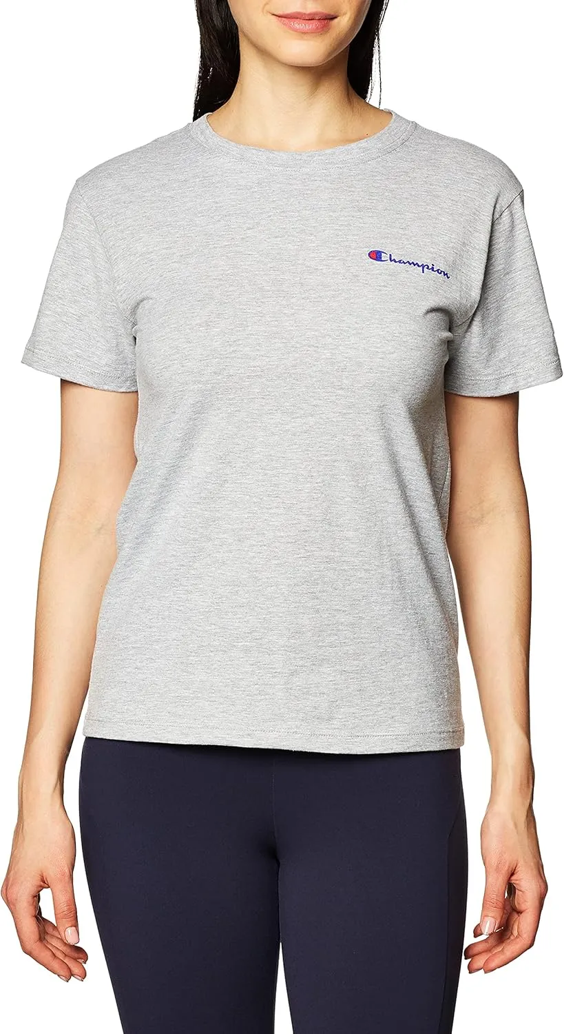 Champion Women's Tshirt, Classic Graphic Tshirt Lightweight and Comfortable Tee For Women (Plus Size Available)