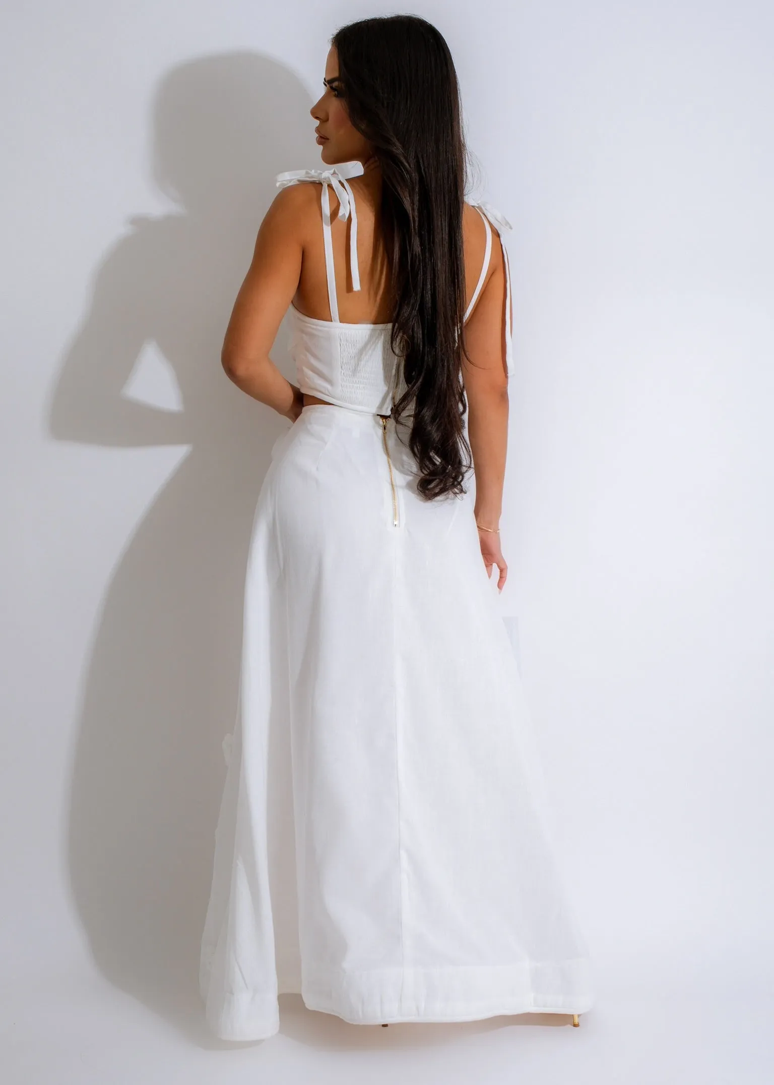 Ciao Bella Skirt Set White