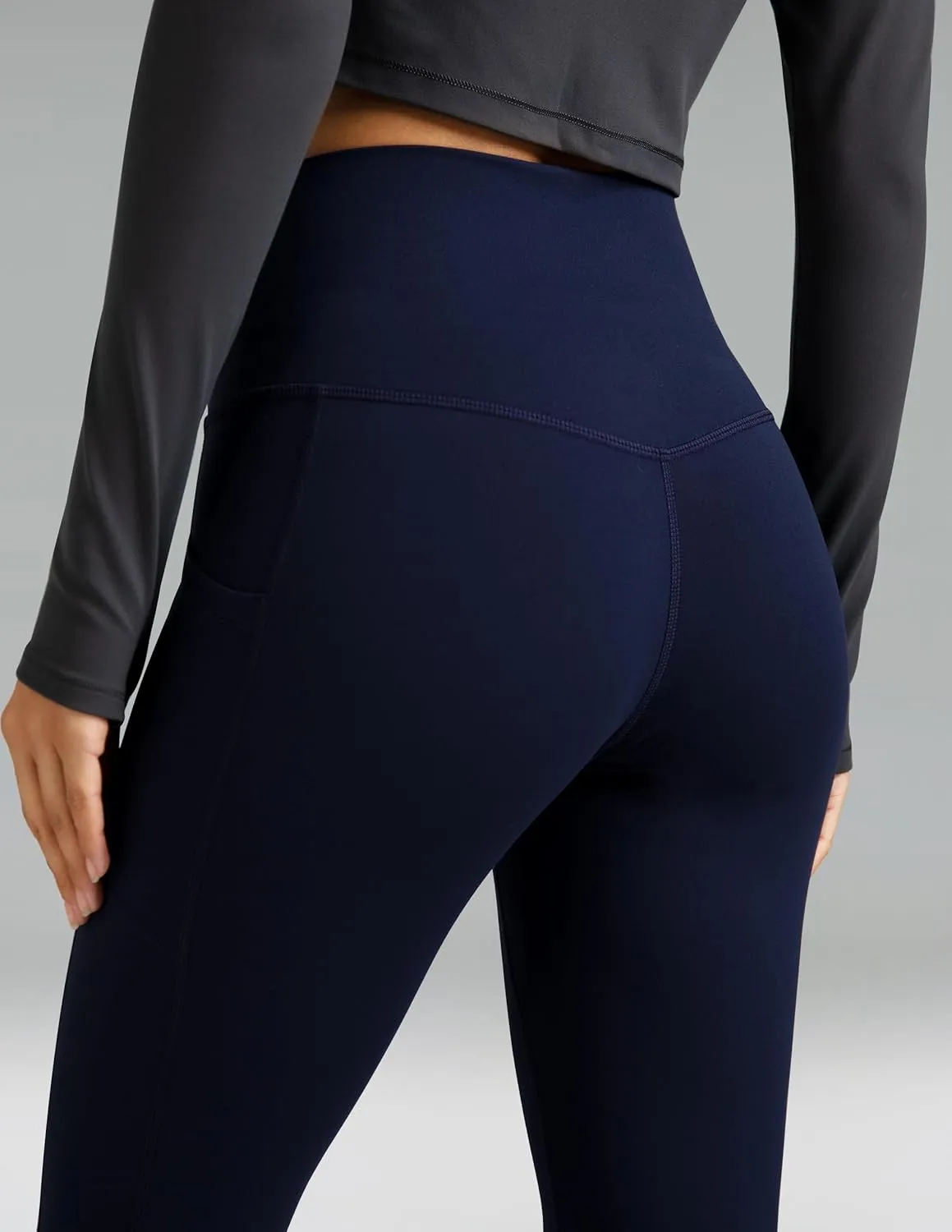 Colorfulkoala Women's High Waisted Leggings 28" Inseam Full Length Workout Yoga Pants with Pockets