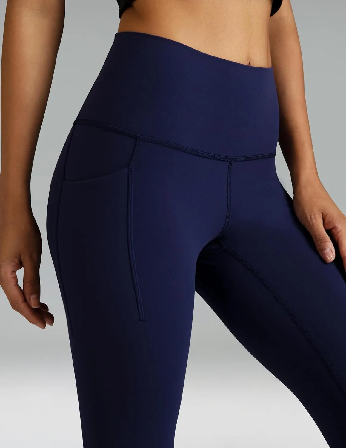 Colorfulkoala Women's High Waisted Leggings 28" Inseam Full Length Workout Yoga Pants with Pockets
