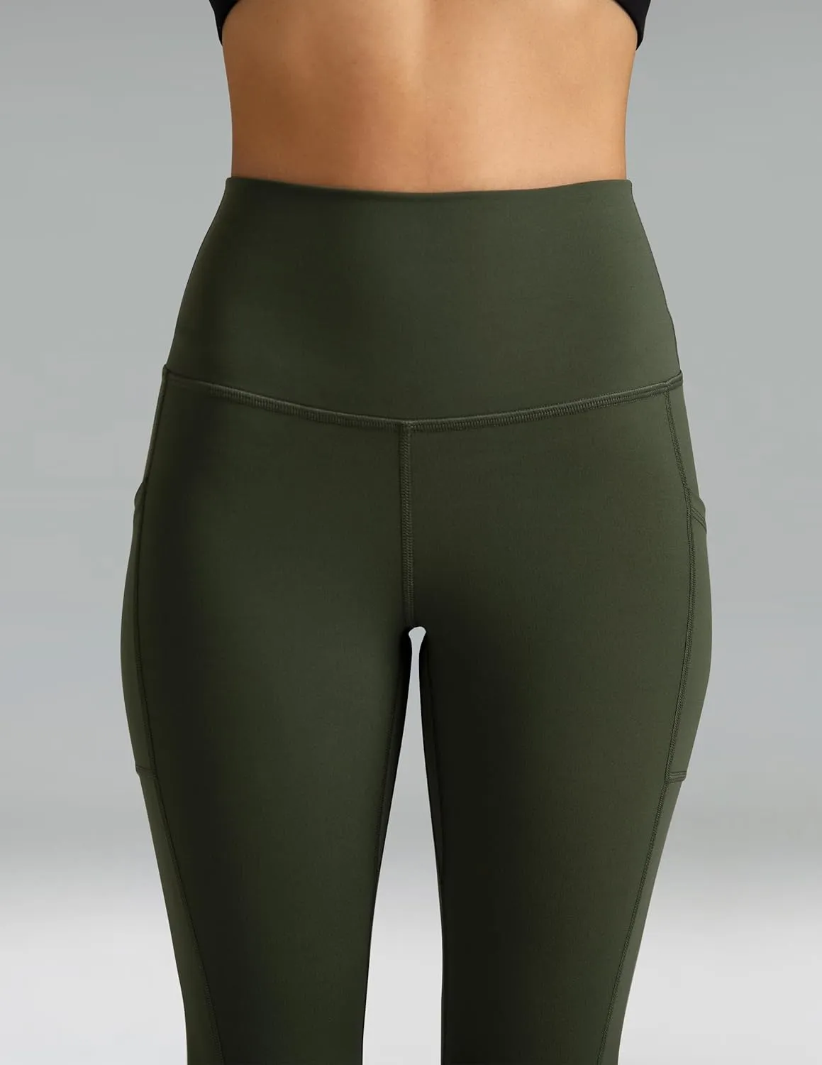 Colorfulkoala Women's High Waisted Leggings 28" Inseam Full Length Workout Yoga Pants with Pockets