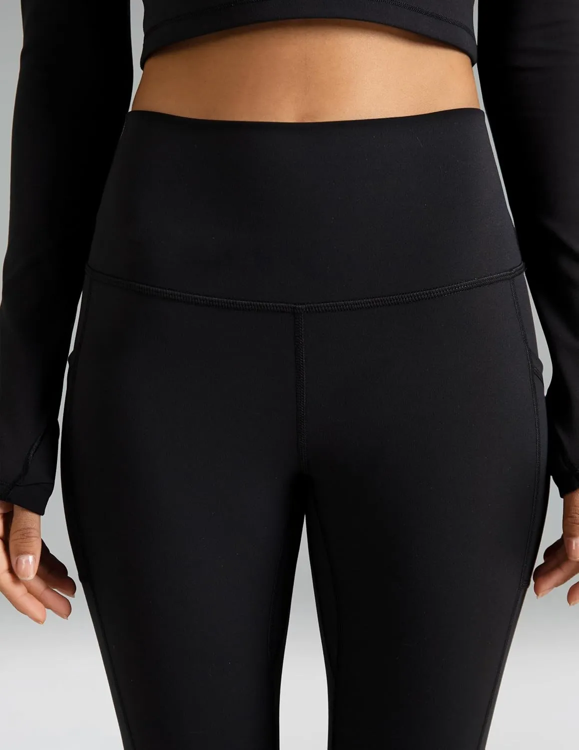 Colorfulkoala Women's High Waisted Leggings 28" Inseam Full Length Workout Yoga Pants with Pockets