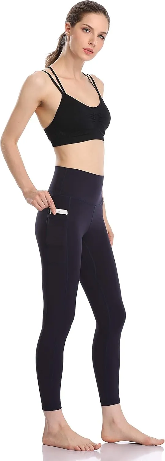 Colorfulkoala Women's High Waisted Yoga Pants 7/8 Length Leggings with Pockets
