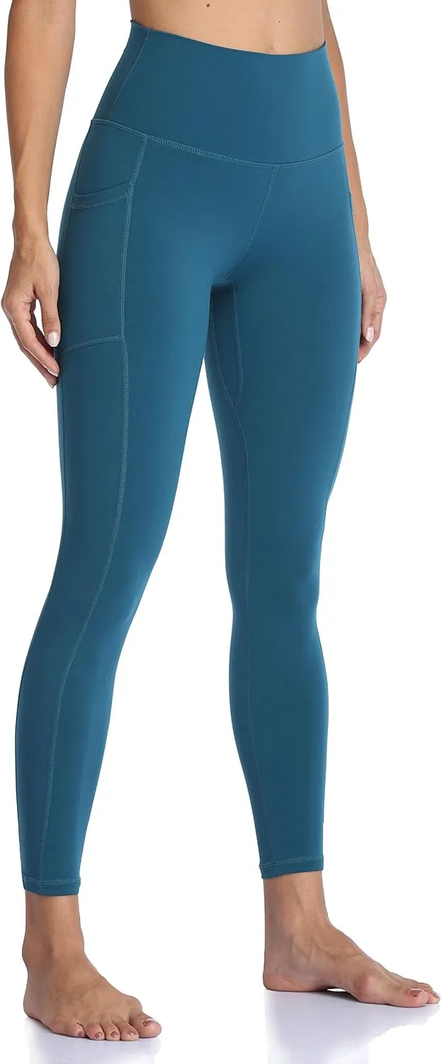 Colorfulkoala Women's High Waisted Yoga Pants 7/8 Length Leggings with Pockets