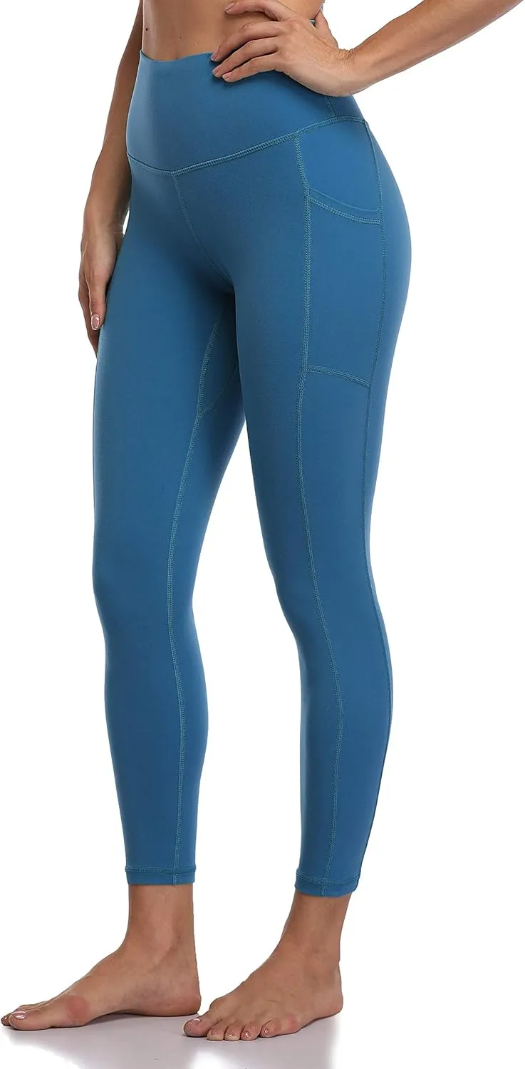 Colorfulkoala Women's High Waisted Yoga Pants 7/8 Length Leggings with Pockets
