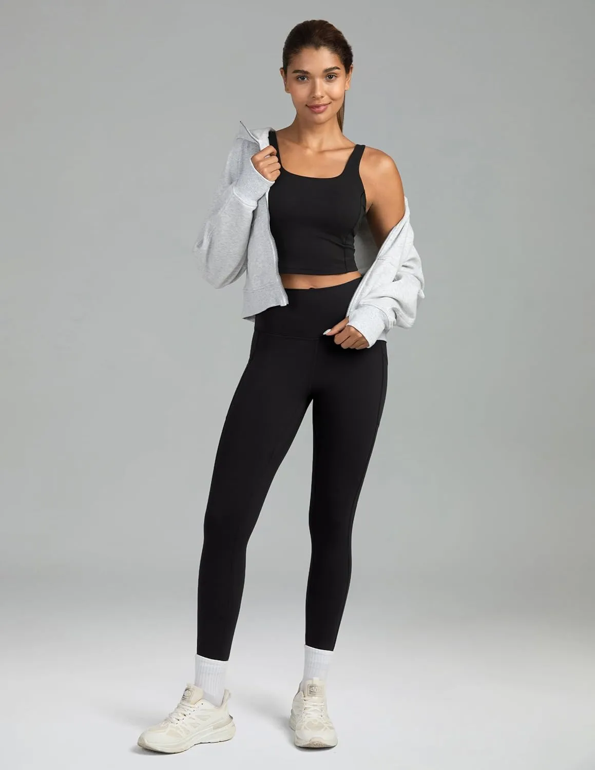 Colorfulkoala Women's High Waisted Yoga Pants 7/8 Length Leggings with Pockets