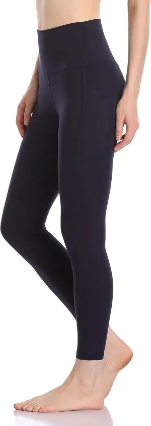 Colorfulkoala Women's High Waisted Yoga Pants 7/8 Length Leggings with Pockets
