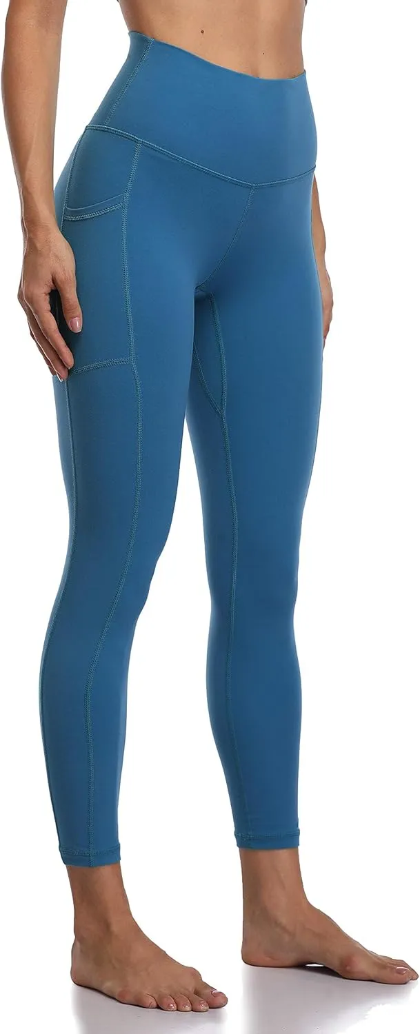 Colorfulkoala Women's High Waisted Yoga Pants 7/8 Length Leggings with Pockets