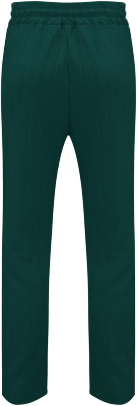 Cotton Linen Dress Pants for Men Casual Classic Elastic Waist Beach Pants Summer Lightweight Trouser with Pockets