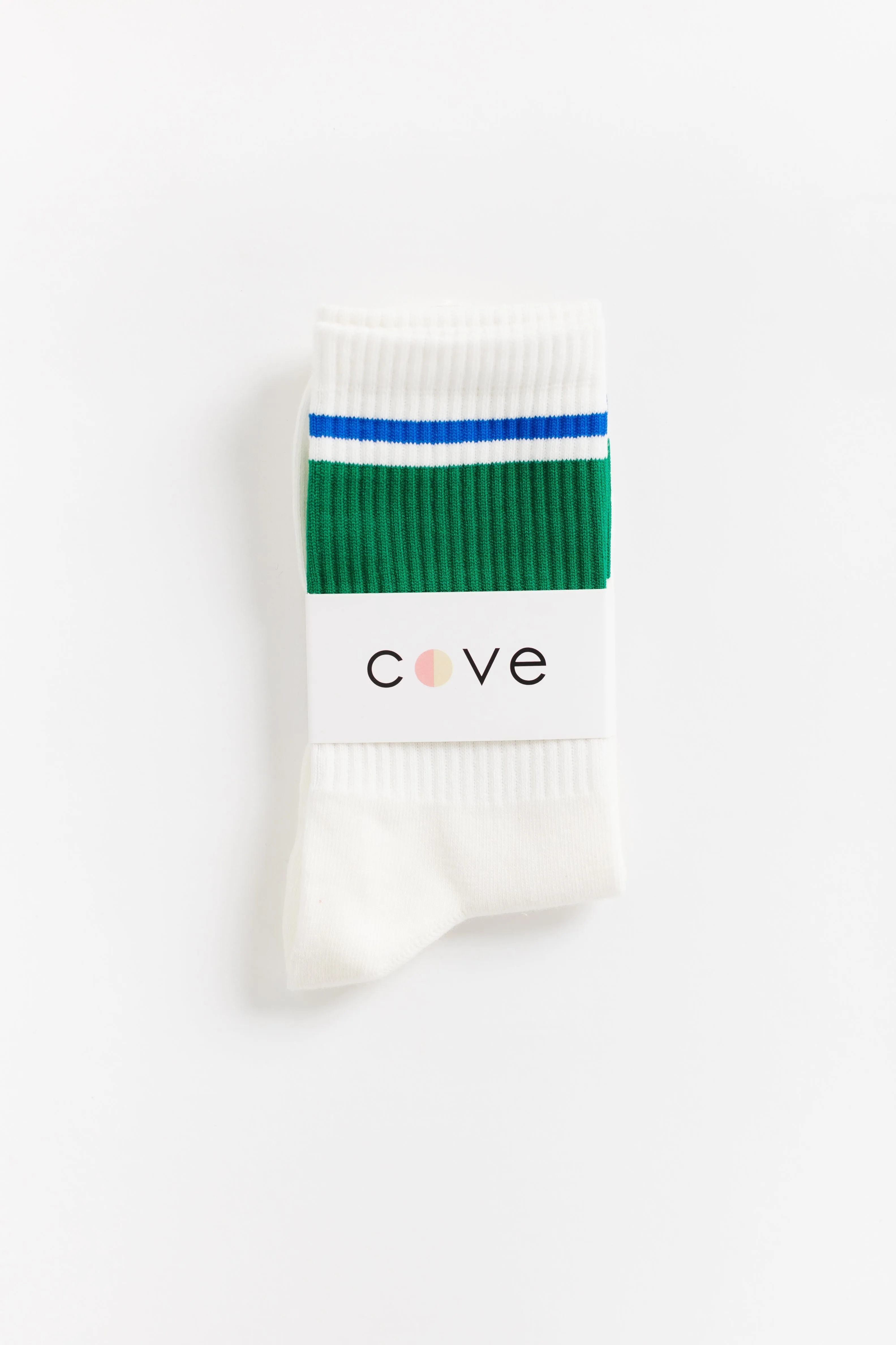 Cove Stripe Crew Socks