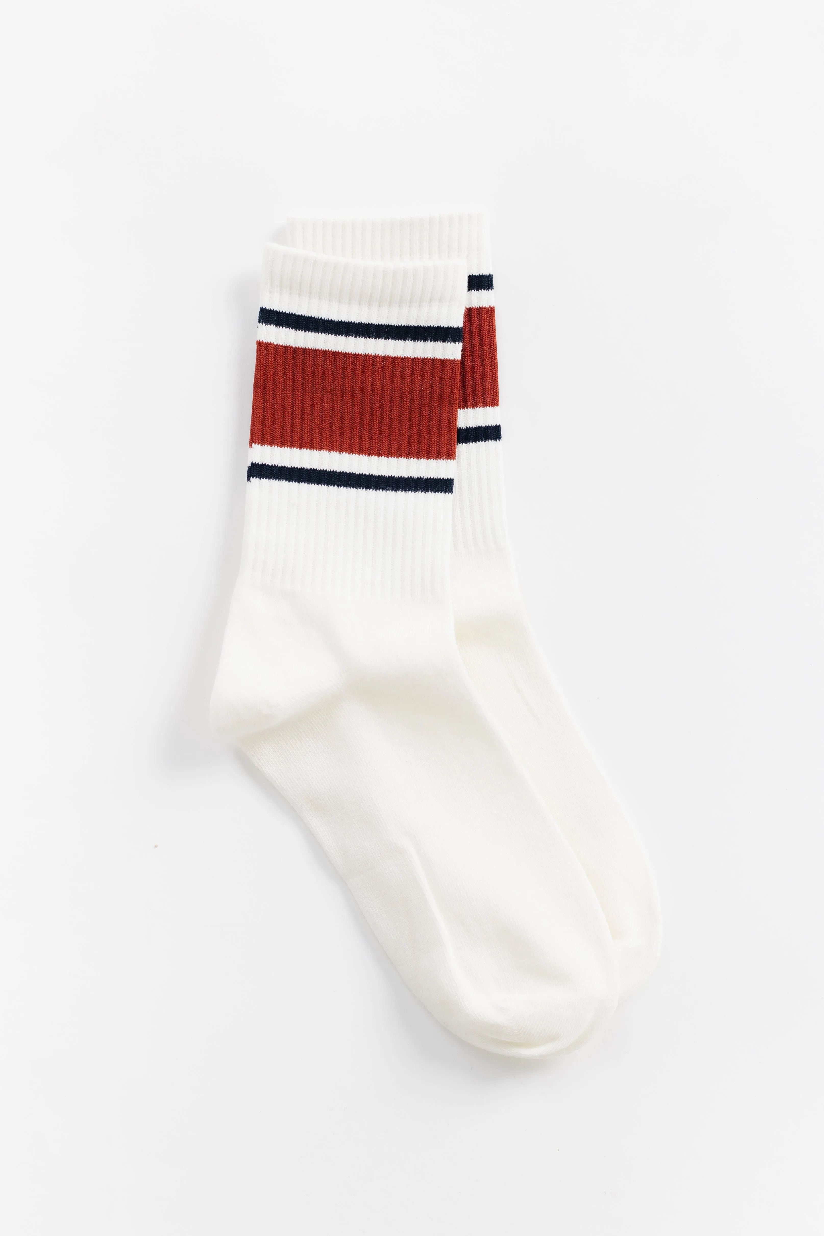 Cove Stripe Crew Socks